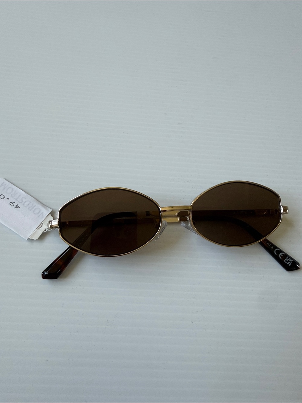 New Aire Classic Oval Women's Sunglasses in Brown